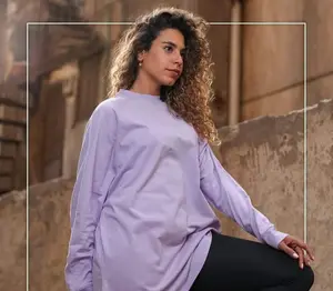 Modest Loose-fitting Cotton Tees