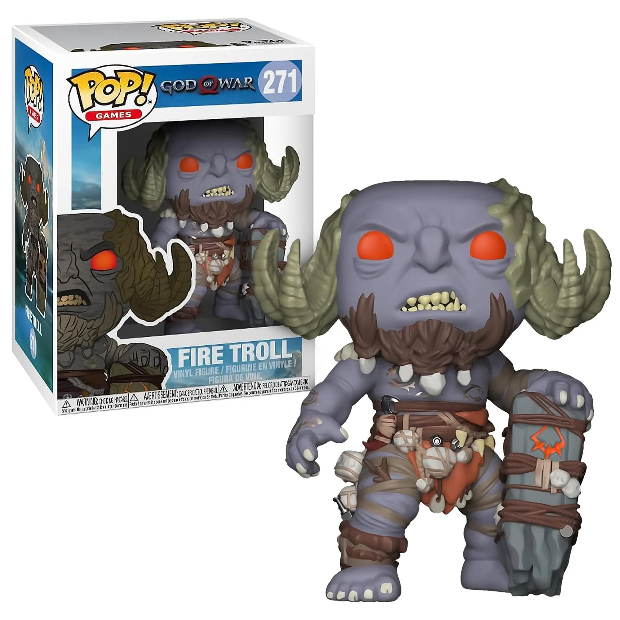 God of War Firetroll Funko POP Vinyl Model Figure, Collectible Figurine for Collectors, Action & Toy Figure for Toys & Hobbies Enthusiasts