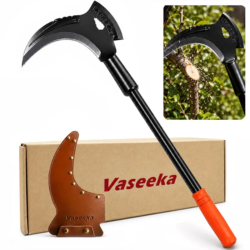 Vaseeka 24.8“ 2-in-1 Heavy-Duty Manganese Steel Garden Pruning Tool,  Branch Cutting & Outdoor Lawn Maintenance Tasks protective sheath Garden Pruners Tree Branch Cutter toolupgrade Shrub Cutter Handheld Tree Cutter Pruners For Gardening