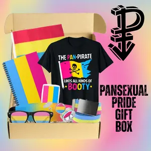 Pansexual Pride Gift Box • Curated Pan Pride Apparel, Jewelry & Accessories