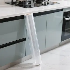 Clear Protective Film for Solid Wood Dining Tables & Granite Countertops, Kitchen Counter Display Case Protector, Heat Insulation Wallpaper