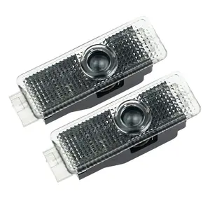 Auto accessories 2pcs High-Definition Glass Lens LED Car Door Projector Ghost Shadow Welcome Light Bulbs Accessories for BMW