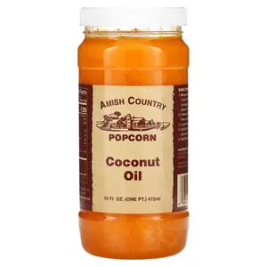 Amish Country Popcorn Coconut Oil, 15 fl oz (472 ml)