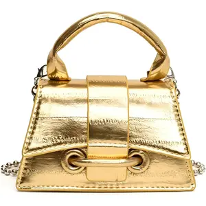 Mini Y2K Crossbody Bags Women's Purses Top Handle Crossbody Bag Clutch Shoulder Handbag for Cocktail Party Prom Wedding Compact