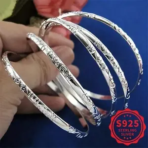 5-Piece 925 Silver Geometric Bracelet Set For Women, Simple Style Jewelry, Suitable For Daily Wear, Hypoallergenic, Mother's Day Gift open  ring Classic Magnetic Copper Bracelet van cleef  bracelet  jewelry Sunflower Bear Necklace Gift Set necklace  bride