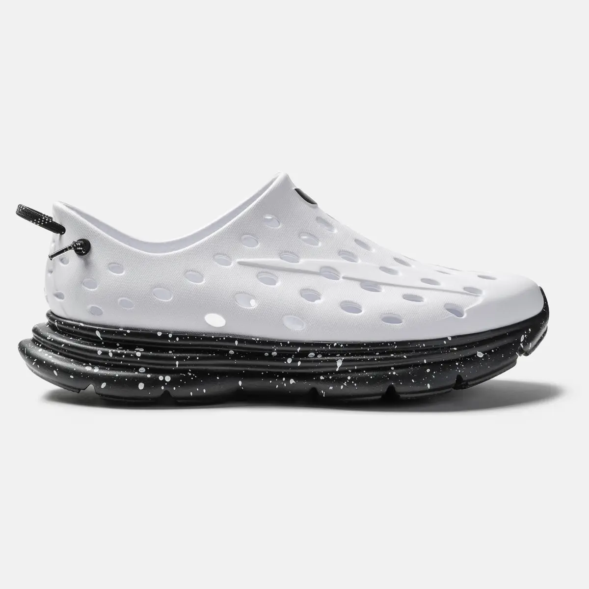 KANE Revive - White / Black Speckle Recovery Shoe - Everyday Sneaker, Shoe for Runners