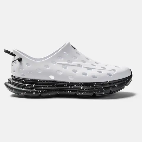 KANE Revive - White / Black Speckle - Active Recovery Shoe for Everyday Wear