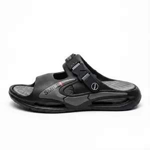 2026 Men’s Chunky Techwear Sports Sandals Thick Cushioned Sole Non-Slip Slides Soft Wear-Resistant Adjustable Strap Footwear for Water Beach Hiking Camping All-Day Summer Outdoor Wear
