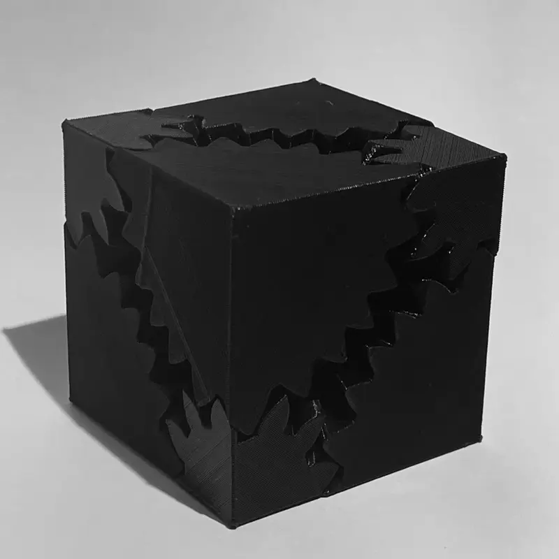3D Printed Gear Cube - Stress Relief and Fidget Toy