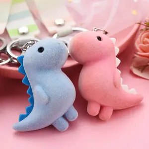 Whimsical  Cute Cartoon Dinosaur Keychain