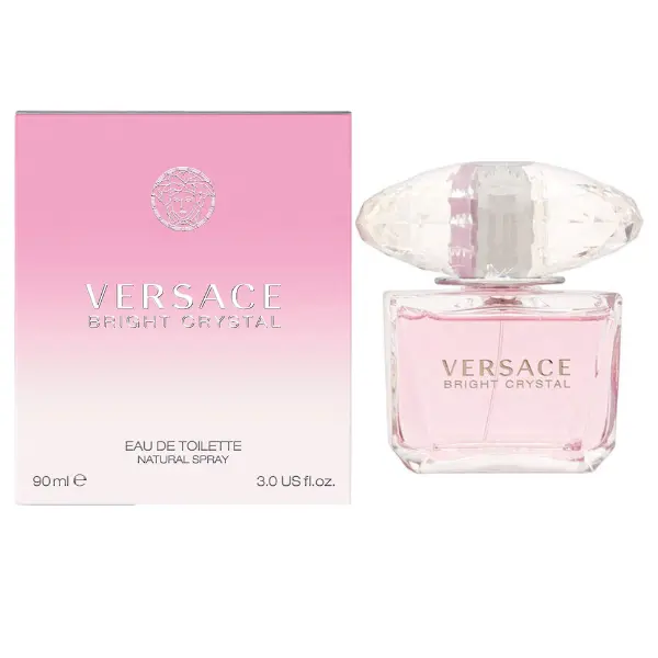 Versace Bright Crystal for Women Eau de Toilette Spray, 3.0 Ounce