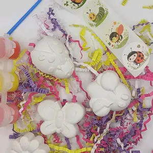 DIY Painting Plaster Kits for Adults/Kids - Mess-Free All-Ages DIY Crafts, Ready-to-Paint Rainy Day Projects
