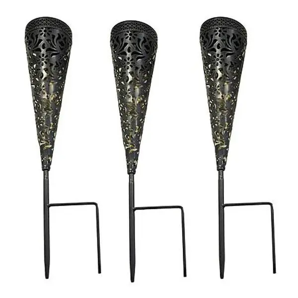 Tower Hill by Christie Brinkley Solar Light 3-pack
