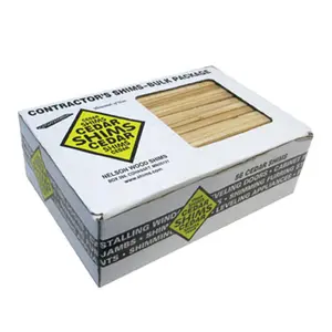 212 MAIN HD NWBP 56 9-in. Cedar Shims - Sailing Water Sports Leveling Aid, Cedar Shim