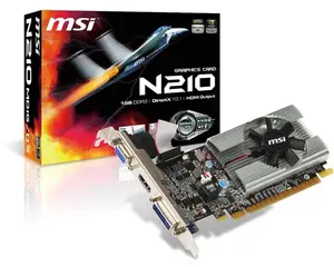 MSI Geforce 210 1024 MB DDR3 PCI-Express 2.0 Graphics Card MD1G/D3
