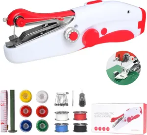 Handheld Sewing Machine, Quick Sew Mini Portable Electric Sewing Machine, Easy To Use For Adults Sewing Clothes, DIY, Family Travel