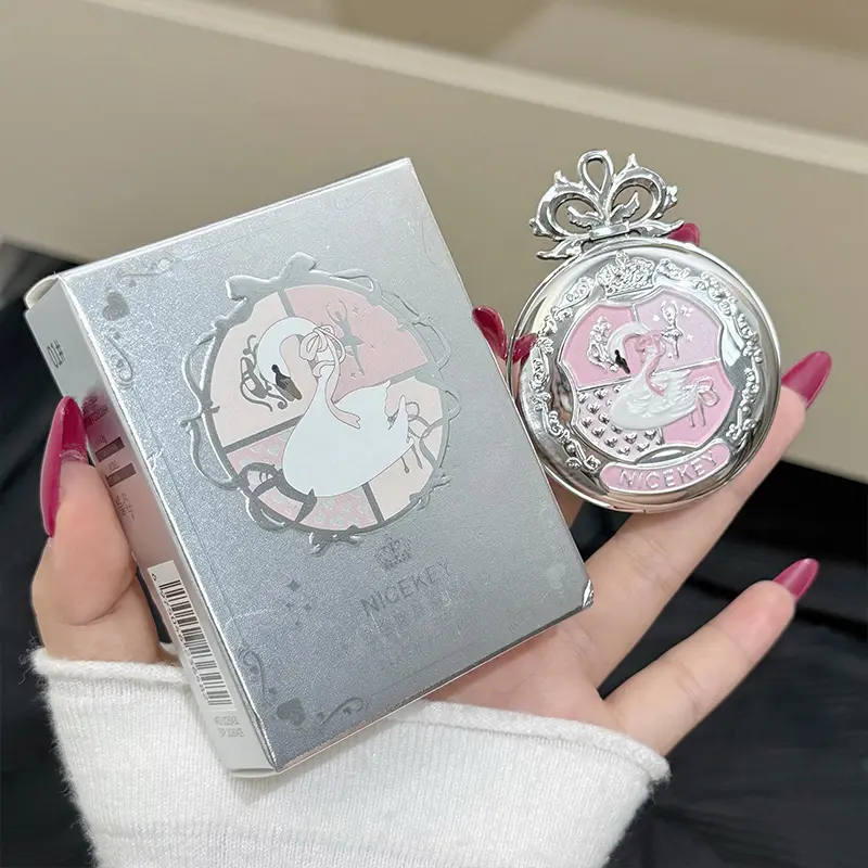 Ballet Single Color Blush Powder, Low Saturation Matte Finish, Flawless Enhancing Fine Texture, 3 Colors Available, Perfect for Beginners, Makeup Cosmetics Products