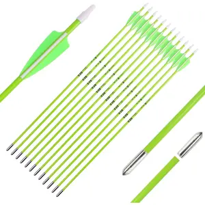 28inch Fiberglass Archery Arrows for Recurve Bows Practice Arrows for Beginners Adult Youth and Kids