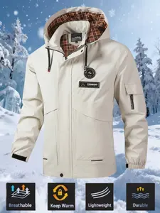 Men's Sport Jacket, Breathable Lightweight Outdoor Coat, Perfect for Active Lifestyle, Comfortable and Durable Design, Sports Hooded Jacket