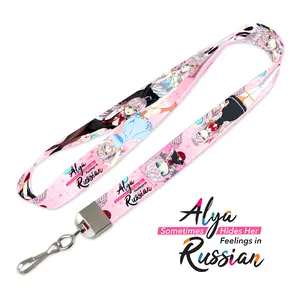 Alya Sometimes Hides Her Feelings in Russian (Roshidere) Anime Lanyard Set Officially Licensed Brand New [Select Your Design)