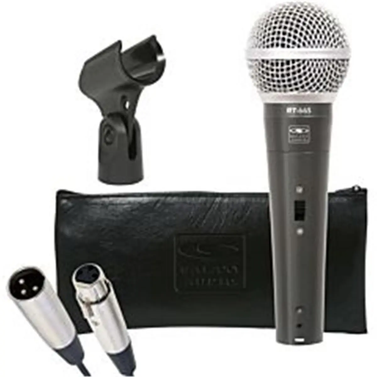 212 MAIN Handheld Dynamic Vocal Microphone - Unidirectional Cardioid Pickup, Metal Body, On/Off Switch, 15 ft XLR Mic Cable, Storage Bag Included for Podcast Setup, Live Performances, Karaoke Setup