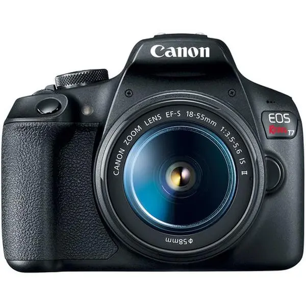 Canon EOS Rebel T7 with EF-S 18-55mm f/3.5-5.6 IS II Lens