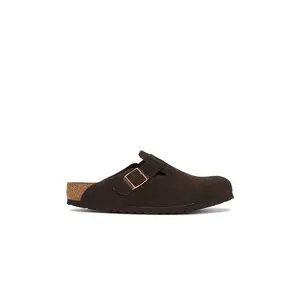 BIRKENSTOCK Boston Suede in Mocha