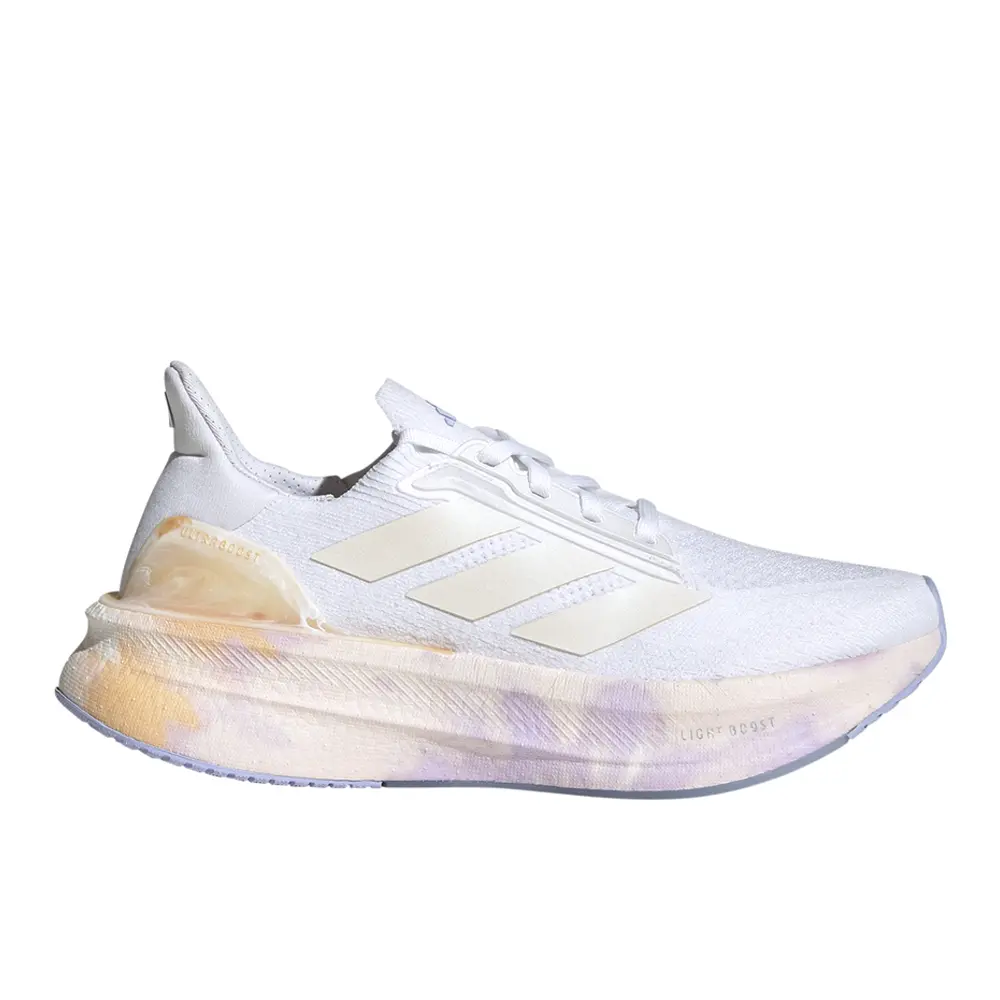 adidas Womens Ultraboost Ultra Boost 5X - Tie Dye Running Sneakers Shoes - White