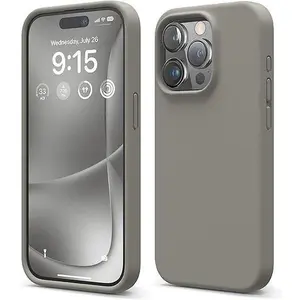 Designed for iPhone 17/16/15/14 Plus/13/12/11 Pro Max Case, Silicone Ultra Slim Shockproof Protective Phone Cases, Minimalist Design Phone Case for Men Women Girls for iPhone 17 Pro Max