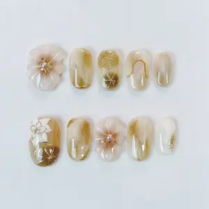 T95 Hand-Made Nail Press Nails - Butterfly Design - Authentic Hand-Made Nail Art - Sophisticated Professional Finish Sophistication Elegance, Handmade Nails, Pure Hand-Made