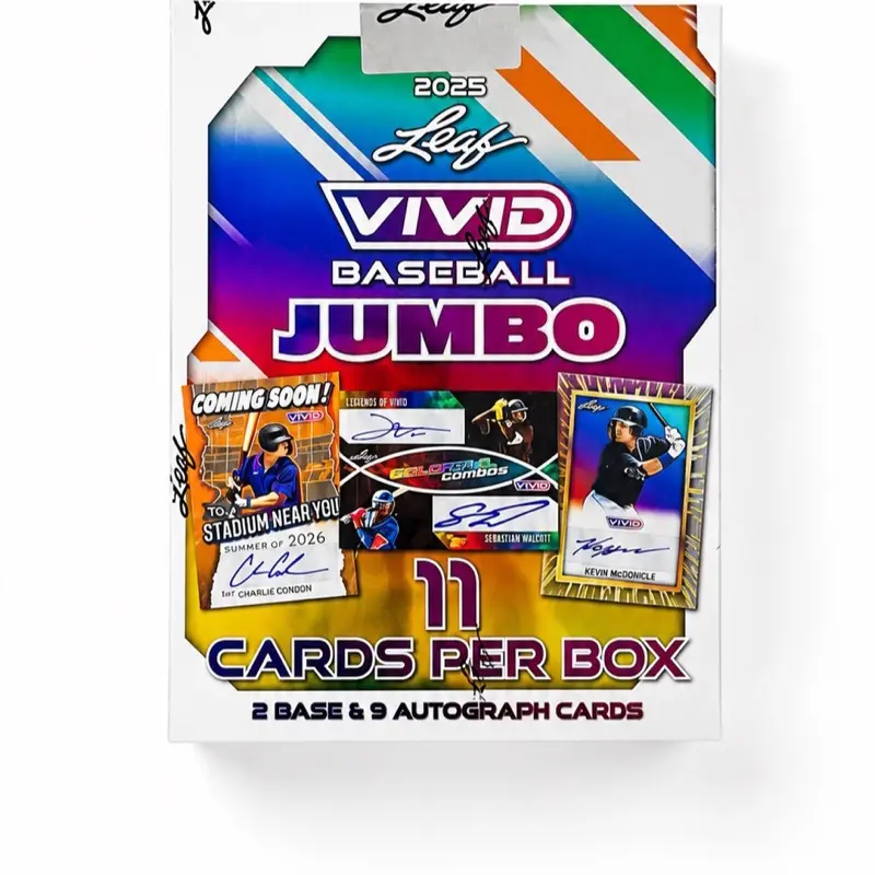 2025 Leaf Vivid Baseball Jumbo Box