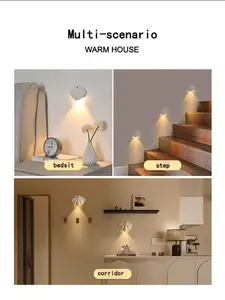 MotionSense Pro Indoor/Outdoor LED Smart Wall-Mounted Lights Socket for Ceiling, Fan, Kitchen, Lights Rechargeable, Solar Powered, Wall-Mounted Design solar lights outdoor