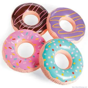 2-Pack Inflatable Frosted Donut Party Decorations – Fun Birthday & Event Decor 🍩🎉