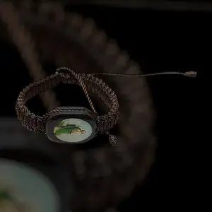 Saint Jude Brown String Bracelet - Religious Jewelry for Men and Women