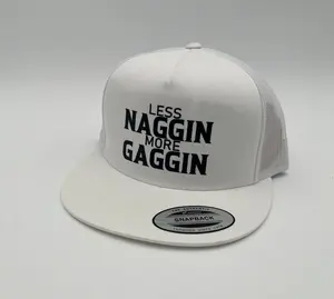 Less Naggin More Gaggin Print Hat