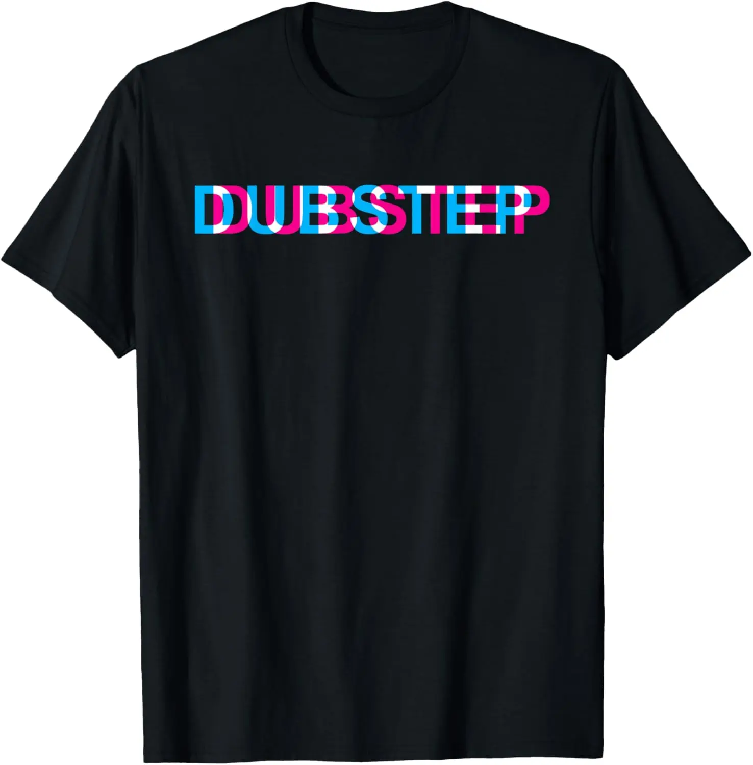 100%cotton Dubstep Music Optical Illusion Glitch Trippy EDM Rave T-Shirt