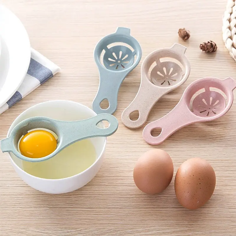 3pcs Egg Yolk and Egg White Separator, Egg White Strainer, Separator Spoon, Kitchen Gadgets