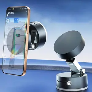 [Summer deals] Tukio Magnetic Car Phone Mount with Vacuum Suction, Strong Magnetic Phone Holder for Car, Gym, Desk & Smooth Surfaces