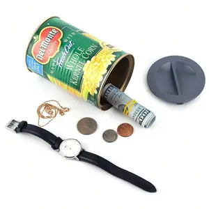 Hidden Security Compartment Safe Box Set, Food Can Secret Storage Container, Kitchen Cabinet Cash Hidden, Fake Money Prop, Portable Safe Use, Coin Box