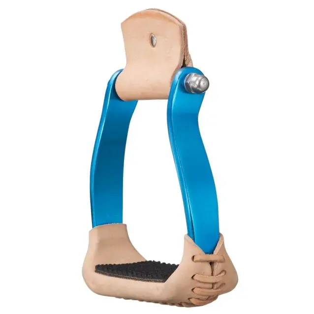 Turquoise Aluminum Stirrup 57-99655C-14-0