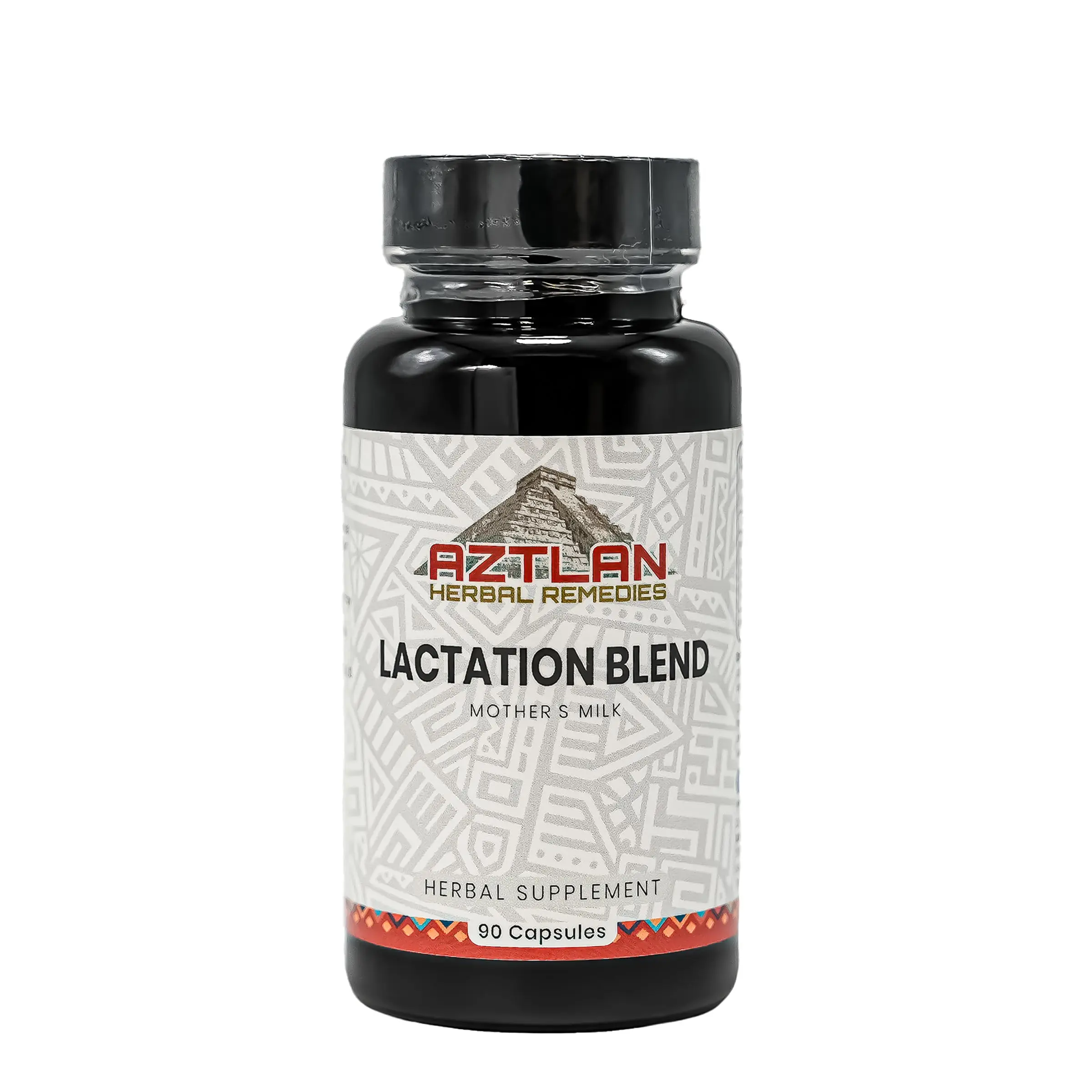 Aztlan Herbal Remedies Lactation Blend - 90 Capsules for Natural Mother's Milk Support with Goat's Rue Fennel Milk Thistle Alfalfa & Anise