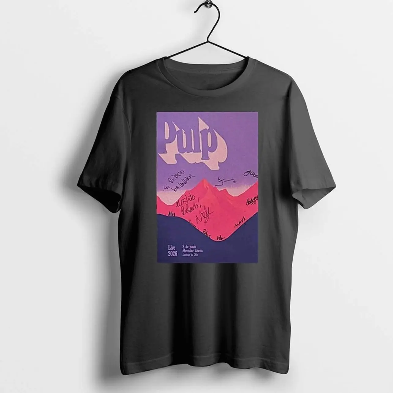 Women's Fitted Classic Short-Sleeve Cotton Fabric Original Pulp Signed Movistar Arena June 8 2026 T-Shirt (USX Size)