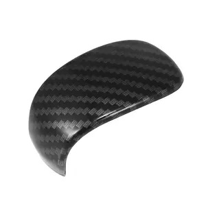 for Honda Civic 11th 2022 Gear Shifter Head Cover Trim Edge Fit Automatic Transmission Change Lever Interior Decoration for Sedan LX EX EX-L Carbon Fiber Pattern