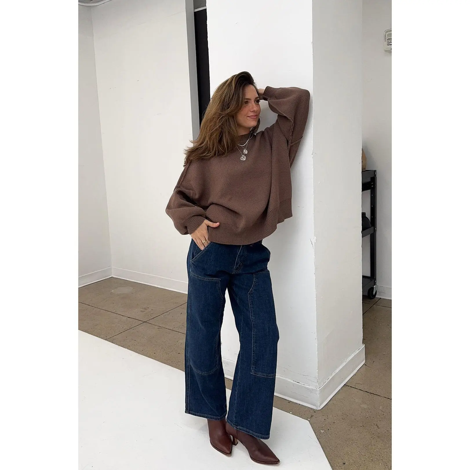 Martha Sweater in Brown