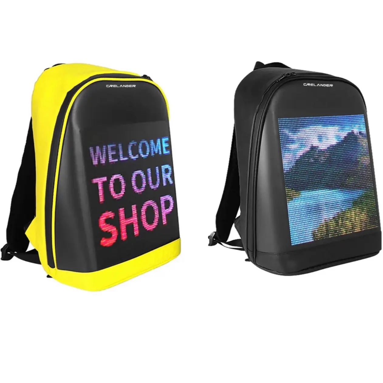 Crelander DIY Waterproof LED Backpack for Outdoor Activities