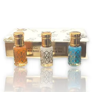 Hamil Al Musk | Musk Al Shiukh | Mango Musk + White Musk + Berry Musk - 6 ml Per Bottle - 3pc Concentrated Oil Set