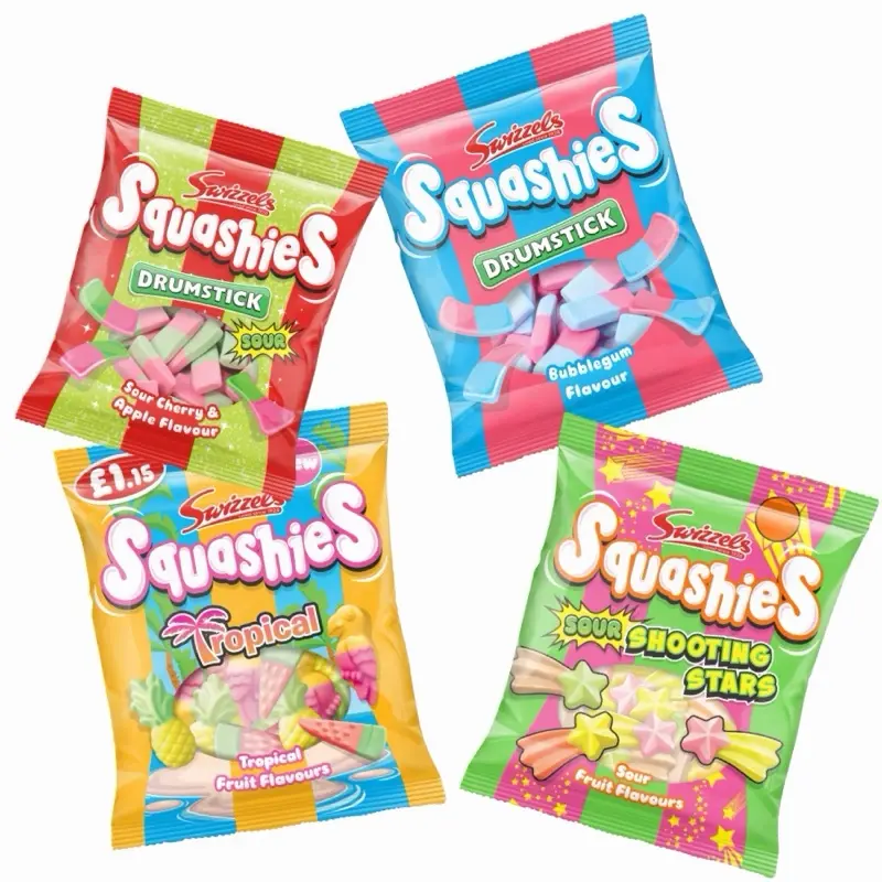 Squashies Original Bubblegum Tropical Sour Apple Squashies Original Bubblegum Tropical Sour Apple