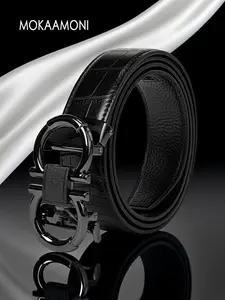 Men's Casual Belt, Durable Belts, Durable Design, Perfect for Daily Wear and Outdoor Activities, Fashion Accessory, Elegant Waistband