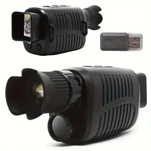 R7 Night Vision Monocle Infrared Optical Monocular 10X Digital Zoom Photo 300M Long Range Telescope Night Vision For Hunting Outdoor Monocular Telescopes