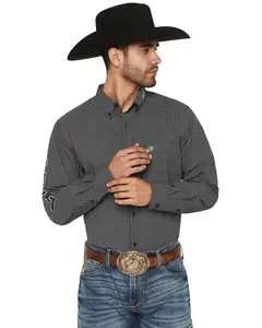 Ariat Men's Men'S Team Dariel Medallion Print Long Sleeve Button-Down - 10073630